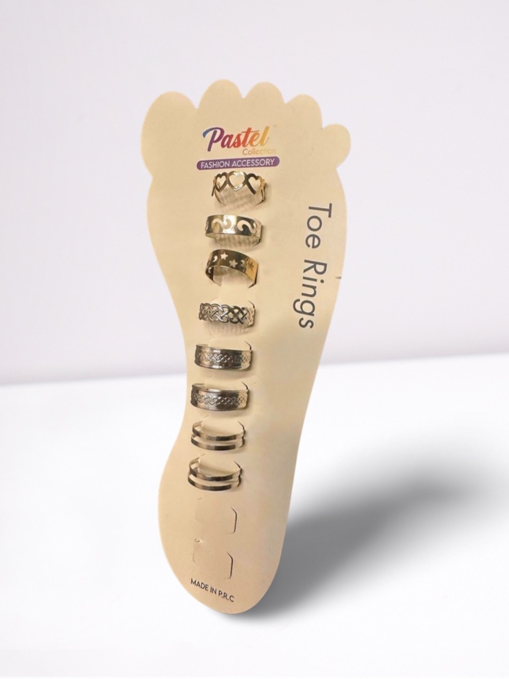 Toe Rings Set - 8 Pack - Picture 3 of 4